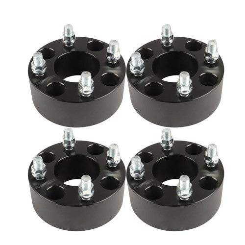 Solid Spare New Wheel Spacers Hub Bore 62mm Thread Size 1/2"x20 4Pcs 2" 4x101.6mm US
