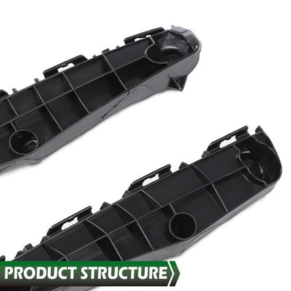 Solid Spare Fit For 16-21 Toyota Prius TO1042128 TO1043128 Front Bumper Retainer Bracket Set