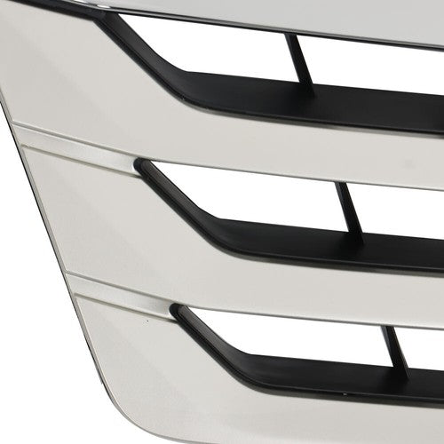Solid Spare Silver Mesh New Front Grille Bumper Upper Plastic For Subaru Outback 2010-2012