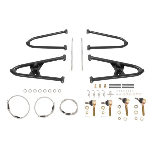 Solid Spare +2+1 Front A-Arms for Honda TRX450R w/ Braided Brake Lines & Clamps 04 05 06 07