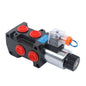 Solid Spare 13GPM Hydraulic Adjustable Variable Flow Control Valve 6 Port 12V DC New