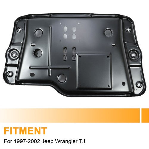 Solid Spare For Jeep Wrangler TJ 1997-2002 Transmission Skid Plate Crossmember Powder Coated