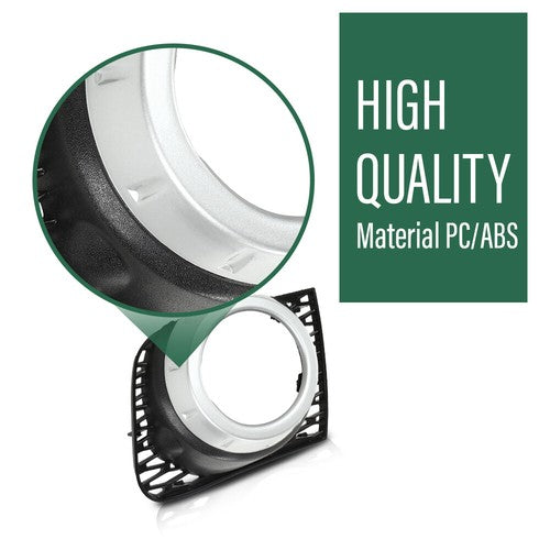 Solid Spare Fit For 2010-2013 Land Rover Range Rover 5.0L Fog Light Bezel Left+Right Side