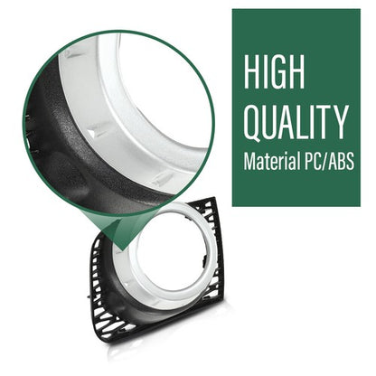 Solid Spare Fit For 2010-2013 Land Rover Range Rover 5.0L Fog Light Bezel Left+Right Side