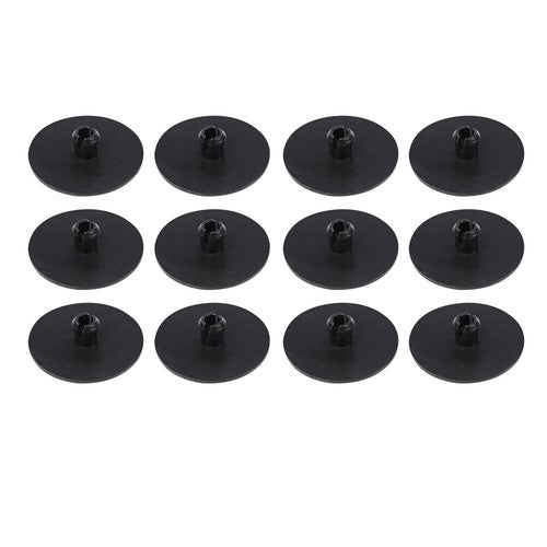 Solid Spare 12pcs 2" Leaf Spring End Tip Pad Anti Squeak Insert Cushion Plastic Silencer