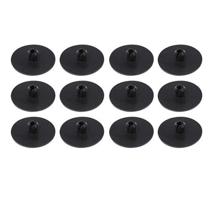 Solid Spare 12pcs 2" Leaf Spring End Tip Pad Anti Squeak Insert Cushion Plastic Silencer