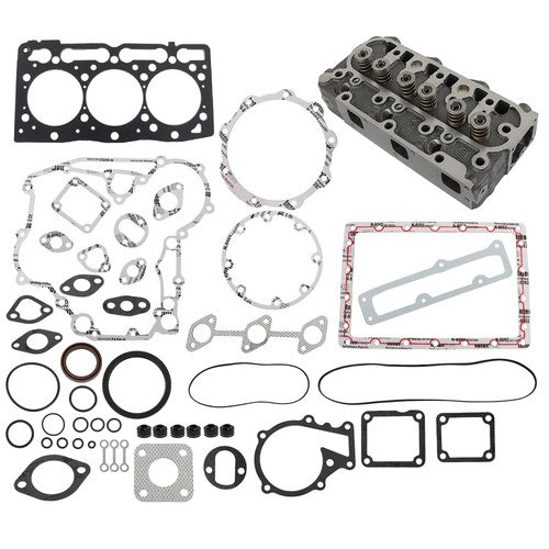 Solid Spare Cylinder Head Complete With Full Gasket Fits For Kubota D1105 F2400 RTV1100