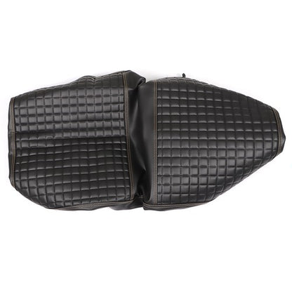 Solid Spare Black Golf Cart Diamond Seat Cover Kit For Club Car Precedent Seat Cushion US