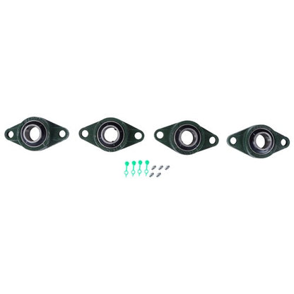 Solid Spare UCFL206-20 Self Alignment Pillow Block Bearing 1-1/4" Bore Solid Base 4pcs ?