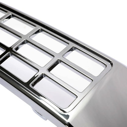 Solid Spare For 17-19 Ford F250 F350 F450 Super Duty Chrome Grille Full Overlay Cover Trim