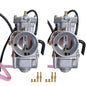 Solid Spare Fit For Yamaha Banshee 34MM 34 Mil Larger Carbs PWK - One Pair 2 X Carburetors