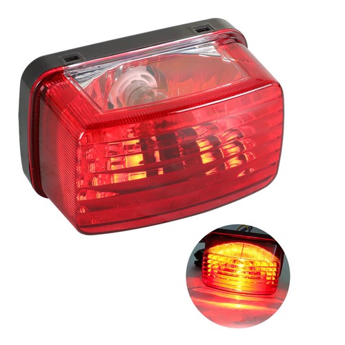 Solid Spare Taillight Assembly w/ Bulb For Yamaha Kodiak 450 YFM450FA 4X4 2003 2004 - 2006