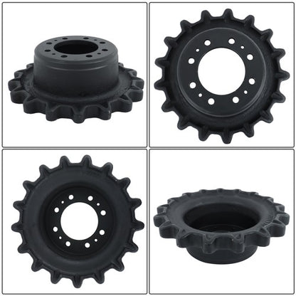 Solid Spare Drive Sprocket - 8 Hole Dual Speed 7196807 For Bobcat T630 T740 T750 T770 T870