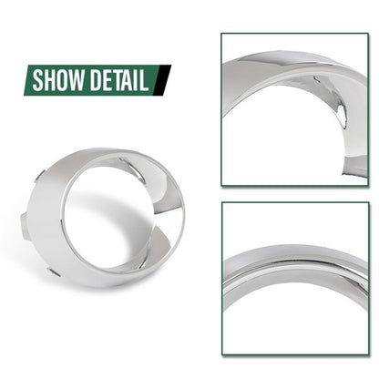 Solid Spare Fog Light Bezel Lamp Trim Left+Right Fit For 2010-2012 Mercedes Benz GLK350