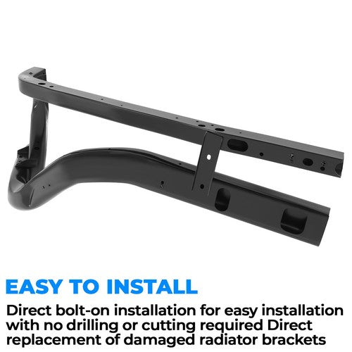 Solid Spare Left Radiator Support Steel Rail For Ram 1500/2500/3500 2009 2010-24 68095951AG