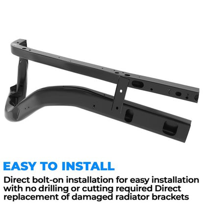 Solid Spare Left Radiator Support Steel Rail For Ram 1500/2500/3500 2009 2010-24 68095951AG