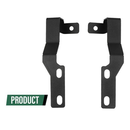 Solid Spare Fit For 05-15 Toyota Tacoma Hood Ditch Hinges Cube LED Light Pods Mount Brackets