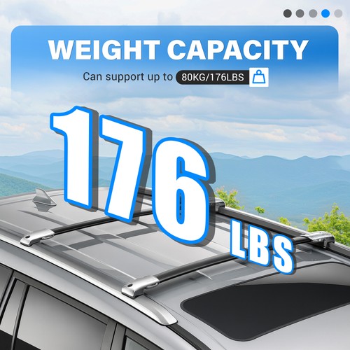 Solid Spare Roof Rack Luggage Aluminum #PT278-60170 #PT278-60091 For Lexus GX460 10-23