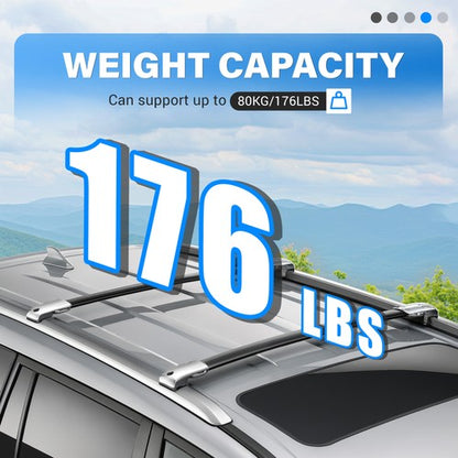 Solid Spare Roof Rack Luggage Aluminum #PT278-60170 #PT278-60091 For Lexus GX460 10-23