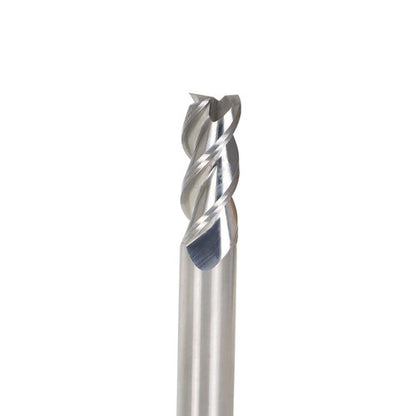 Solid Spare 3 Pcs 1/4" Alu-Power 3 Flute Regular Carbide End Mill For Aluminum