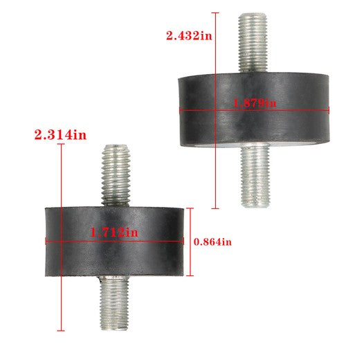 Solid Spare Front&rear engine rubber motor mount four kit For Sportsman 400 500 700 800 USA