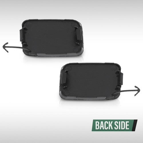 Solid Spare Fit For 2010-2012 Lexus RX350 RX450h Front Bumper Tow Hook Eye Cover Left+Right