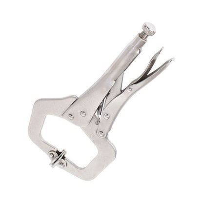 Solid Spare 11'' 5Pcs C-Clamp Locking Vise Grip Pliers w/ Swivel Jaw Pad Welding Hand Tool