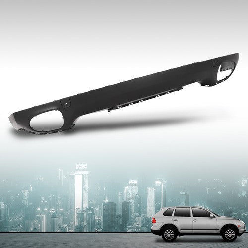 Solid Spare Fit For 2008 2009 2010 Porsche Cayenne 957 Rear Bumper Lower Valance Spoiler