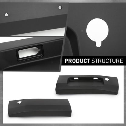 Solid Spare Fit For 2015-2019 Ford Transit 150 250 350 Rear Door Lower Molding Left+Right