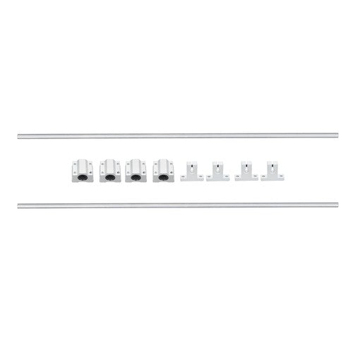 Solid Spare 2Pcs 8×600mm Linear Motion Rail Shaft Slide Guide w/ 4 SCS8UU Bearing & SK8 Rail