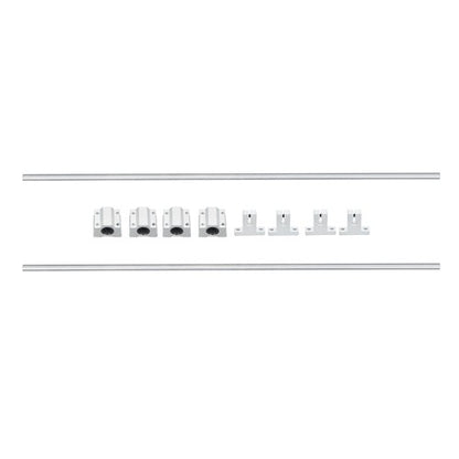 Solid Spare 2Pcs 8×600mm Linear Motion Rail Shaft Slide Guide w/ 4 SCS8UU Bearing & SK8 Rail