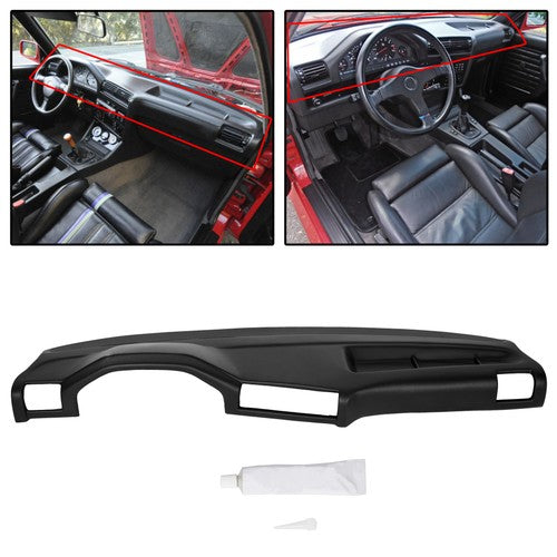 Solid Spare New Molded Dash Cap Cover FOR 1984-1990 BMW 3-SERIES E30 325i Dashboard Black
