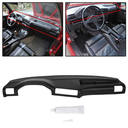 Solid Spare New Molded Dash Cap Cover FOR 1984-1990 BMW 3-SERIES E30 325i Dashboard Black