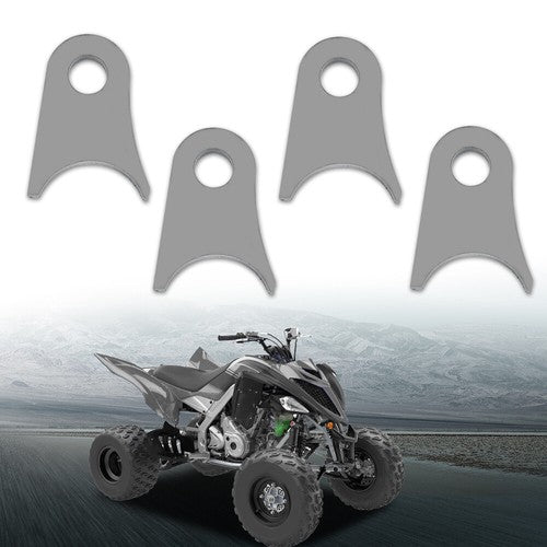 Solid Spare New For Up to 2 inch Tube Jeep Buggy Offroad Mounting Tab Weld On Bracket 4pcs