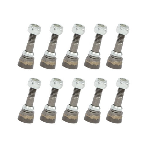 Solid Spare 10 Pack Compatible with 500 11/16" Stump Grinder Teeth For Stump Removal