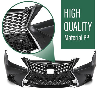 Solid Spare Front Bumper Kit Fit For 2006-2013 Lexus IS250 IS350 Conversion to GS F-Sport