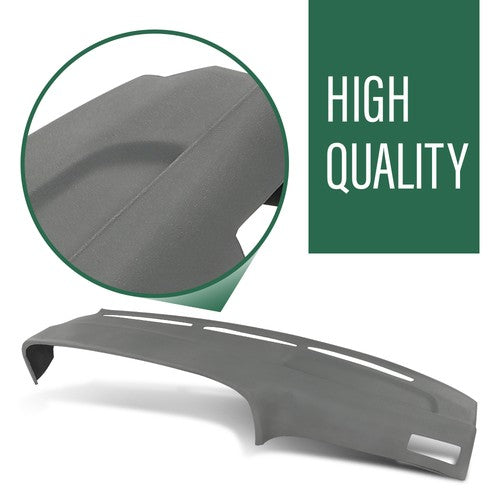 Solid Spare TPE Dashboard Dash Cover Cap Overlay Fit For 89-95 Toyota 4Runner & Pickup Gray