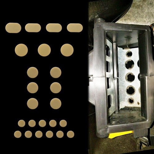 Solid Spare 24Pcs Blend Door Foam Fix Fit For 1992-2005 VW Golf Jetta Beetle Passat Beige US