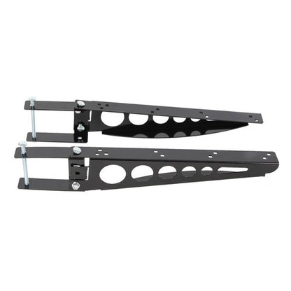 Solid Spare Pair RV 4" Square Rear Bumper Mounting Cargo Carrier Box Support Arms Bracket
