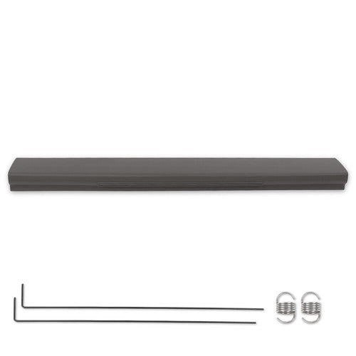 Solid Spare Fit For 11-16 Ford F-250 F-350 Tailgate Flexible Step Center Molding Trim Brown