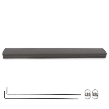Solid Spare Fit For 11-16 Ford F-250 F-350 Tailgate Flexible Step Center Molding Trim Brown