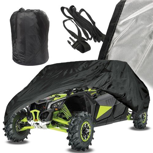 Solid Spare For Can-Am Maverick X3 Max R Turbo Utility Vehicle Cover Storage SxS Waterproof