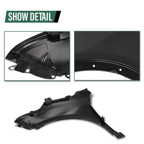 Solid Spare Fender Front Passenger Side 84216123 GM1241412 Fit For 2019-2024 Cadillac XT4