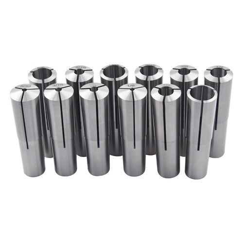Solid Spare 12 pcs #3 Morse Taper Shank Collets 3MT MT3 1/8" - 3/4" Chuck Set New
