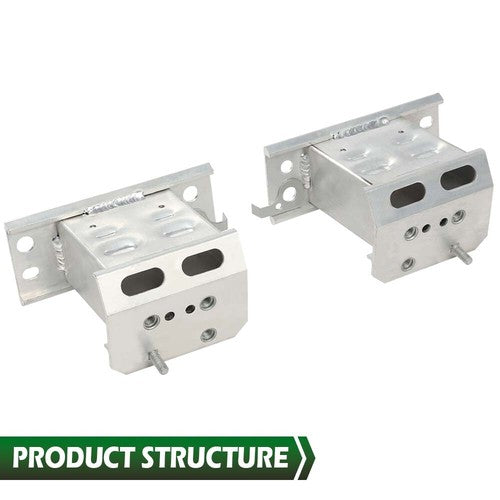 Solid Spare Fit For 10-15 Toyota Prius Left+Right Front Bumper Reinforcement Bracket