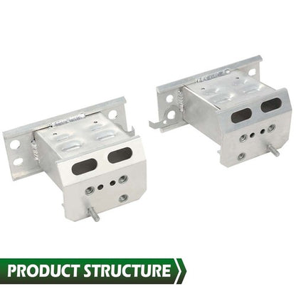 Solid Spare Fit For 10-15 Toyota Prius Left+Right Front Bumper Reinforcement Bracket