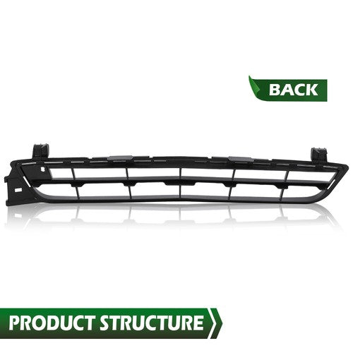 Solid Spare GM1036149 Fit For 2013 Chevrolet Malibu Front Bumper Lower Grille Grill Black