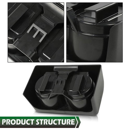 Solid Spare Fit For 04-12 Chevy Colorado GMC Canyon Front Rear Seat Cup Drink Insert Holder