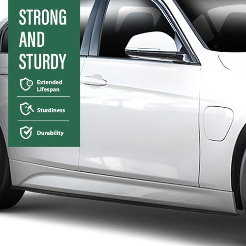 Solid Spare Fit For 12-18 BMW F30 F31 3 Series Sedan M Sport Side Skirt Extension Splitter