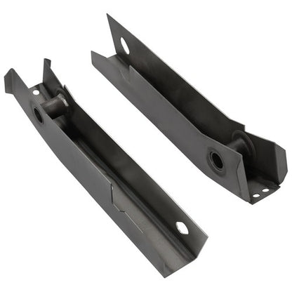 Solid Spare Rear Shackle Mount Frame Rust Repair Kit For 86-95 Jeep Wrangler YJ 2PCS